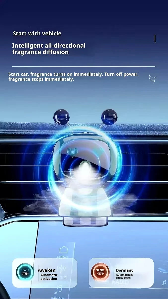 AI Robot Car Air Freshener