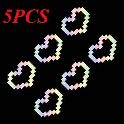 6PCS Heart-Shaped Waterproof Headlight and Taillight Decoration Stickers