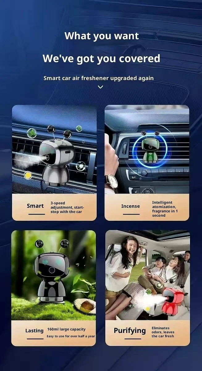AI Robot Car Air Freshener