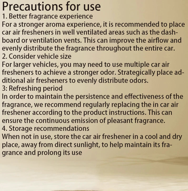 Long-Lasting Car Light Fragrance